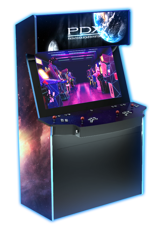 4 Player Arcade ECO Slim Affordable Multicade — Paradox Arcade Systems